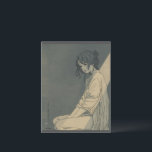 Cartão Postal Trembling Light by Sakutaro Hagiwara Kanji<br><div class="desc">[ MEANING ] "A lonely light is trembling... " [ POET ] A haunting line by Sakutaro Hagiwara, the pioneer of modern Japanese free-verse poetry. [ PHILOSOPHY ] It captures the fragile existence of a soul vibrating with loneliness, like a faint light in the darkness. A masterpiece of early 20th-century...</div>