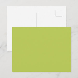 Cartão Postal Trendy Soft Chartreuse Postcard