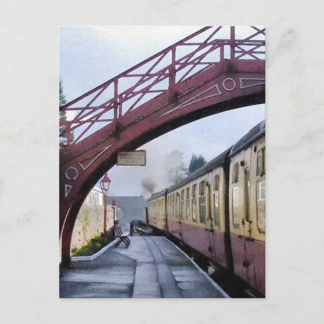 CARTÃO POSTAL TRENS DO VAPOR (Frente)