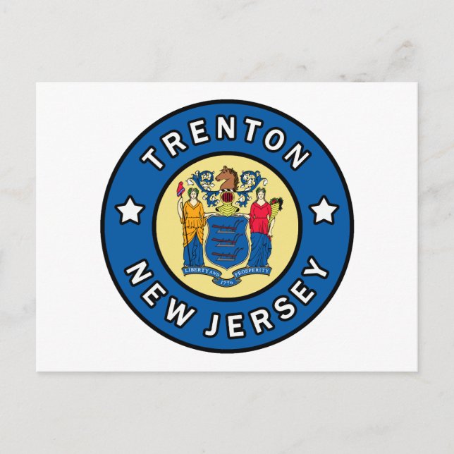 Cartão Postal Trenton New Jersey (Frente)