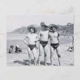 Cartão Postal Três amigo