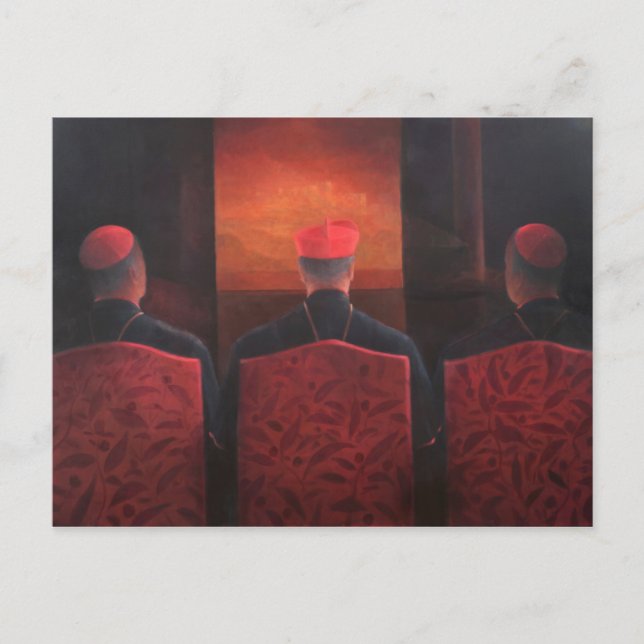 Cartão Postal Três cardeais 2012 (Frente)