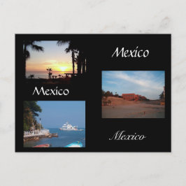 Cartão Postal Três cenas do México