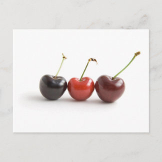 Cartão Postal Três cerejas