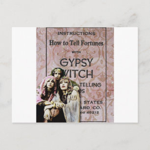 Cartão Postal Três ciganos, arte alterada