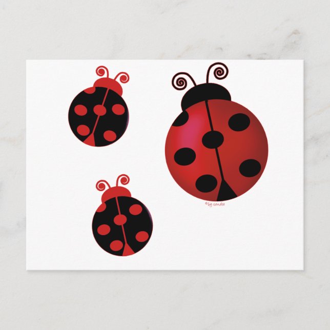 Cartão Postal Três Damybugs (Frente)
