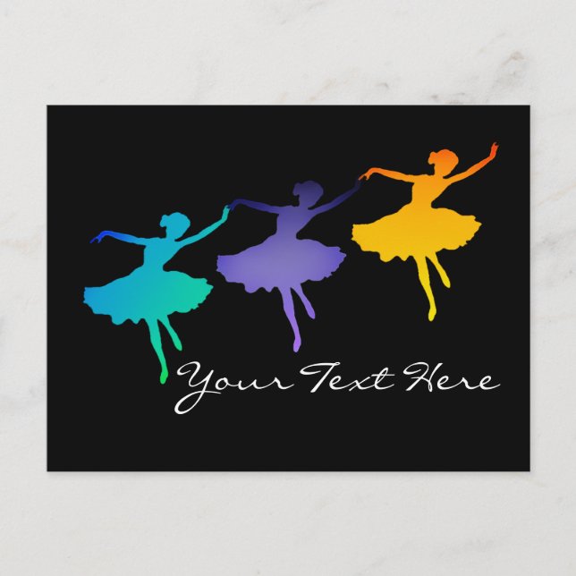 Cartão Postal Três Dançarinos (Frente)