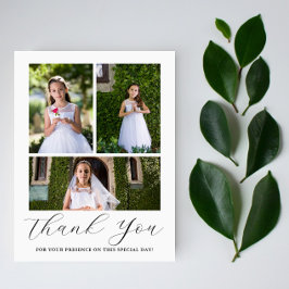 Cartão Postal Três Foto Cálice da Sagrada Comunhão Primeira Comu