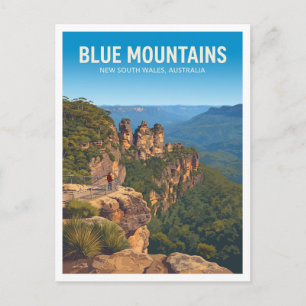 Cartão Postal Três Irmãs, Echo Point Katoomba Austrália