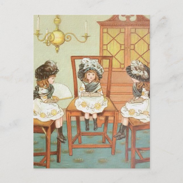 Cartão Postal "Três Irmãs Pequenas" (Frente)