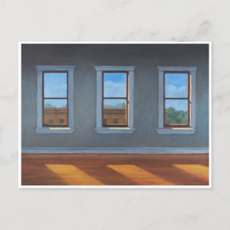 Cartão Postal Três Janelas com Transmissão em Fluxo Leve