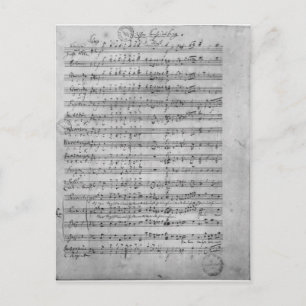 Cartão Postal Três Lieder