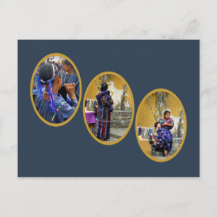 Cartão Postal Três mulheres maias