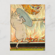 Três Pequenos Porcos: Em Caiu O Cartaz Do Lobo