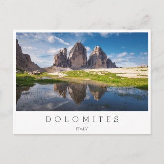 Cartão Postal Três Picos de Lavaredo/Drei Zinnen Dolomitas