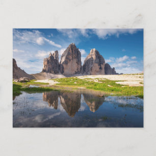 Cartão Postal Três Picos de Lavaredo/Drei Zinnen Dolomitas