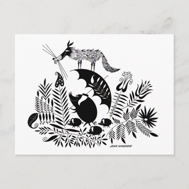 Cartão Postal Três Porquinhos (Frente)