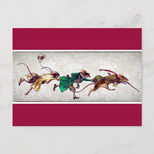 Cartão Postal Três Ratos Cegos (Frente)