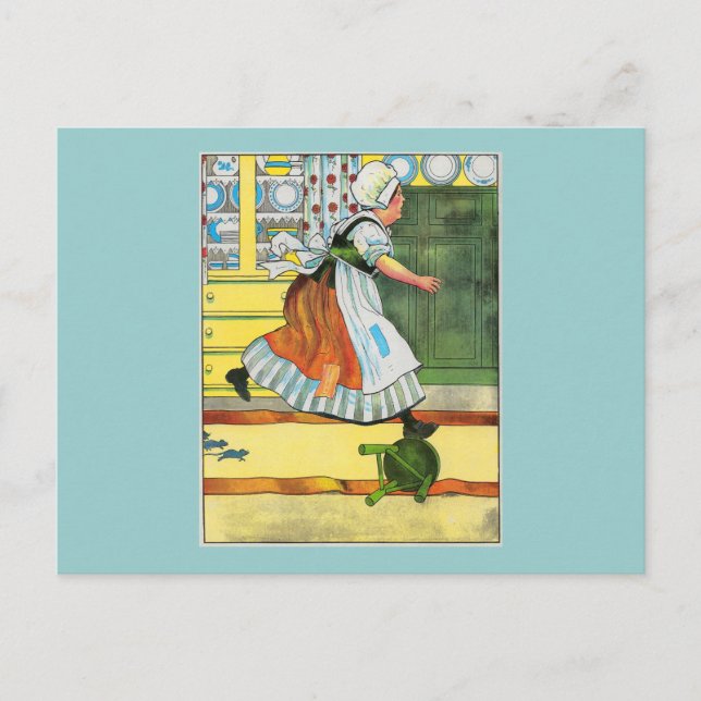 Cartão Postal Três ratos cegos! Veja como eles correm! (Frente)