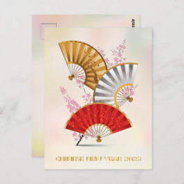 Cartão Postal Três ventiladores de primavera