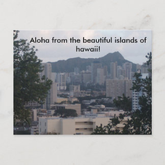 Cartão Postal TRESMARIE 031, Aloha das belas ilhas...