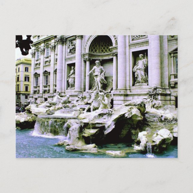 Cartão Postal Trevi Fountain (Frente)