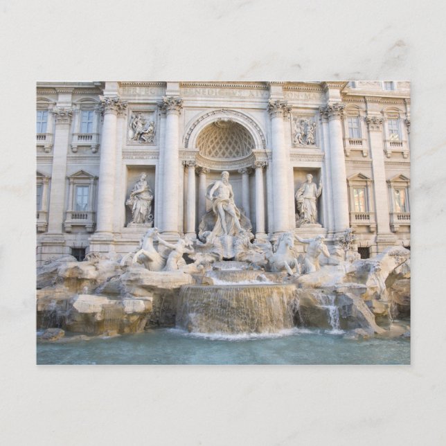 Cartão Postal Trevi Fountain (Frente)
