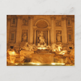 Cartão Postal Trevi Fountain