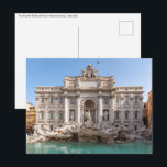 Cartão Postal Trevi Fountain no início da manhã - Roma, Itália<br><div class="desc">Fonte Trevi (Fontana di Trevi) no início da manhã,  famosa fonte no distrito Trevi de Roma - Itália.</div>