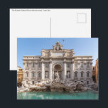 Cartão Postal Trevi Fountain no início da manhã - Roma, Itália<br><div class="desc">Fonte Trevi (Fontana di Trevi) no início da manhã,  famosa fonte no distrito Trevi de Roma - Itália.</div>