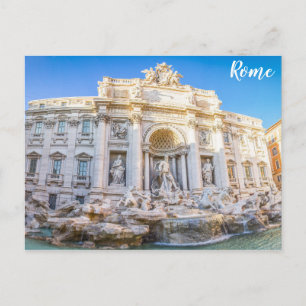 Cartão Postal Trevi Fountain Roma Itália