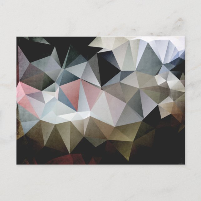 Cartão Postal Triângulos Texturados (Frente)
