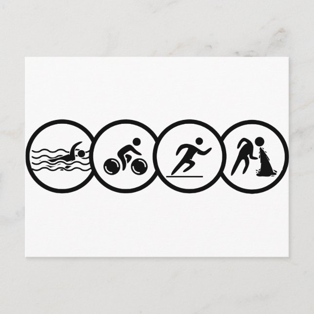 Cartão Postal triatlo (Frente)