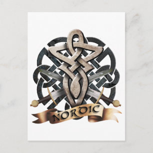Cartão Postal Tribal Knot viking B