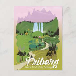 Cartão Postal Triberg, Baden-Württemberg, Alemanha
