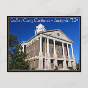 Cartão Postal Tribunal de Bedford County - Shelbyville, TN