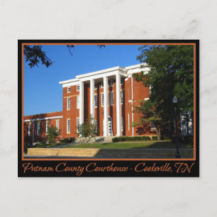 Cartão Postal Tribunal do Condado de Putnam - Cookeville, TN