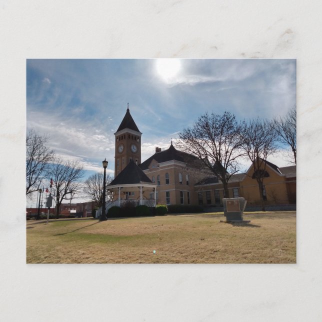 Cartão Postal Tribunal do Condado de Saline, Benton, Arkansas (Frente)