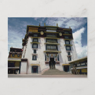 Cartão Postal Tribunal interno de Potala, Tibete, China