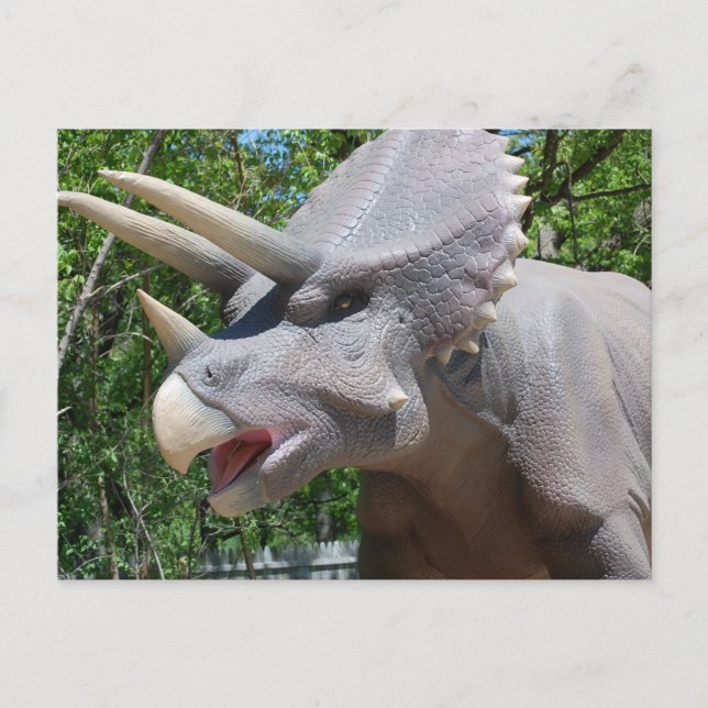 Cartão Postal Tricerátops/Dinossauros (Frente)
