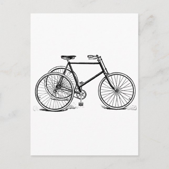 Cartão Postal Triciclo antigo (Frente)