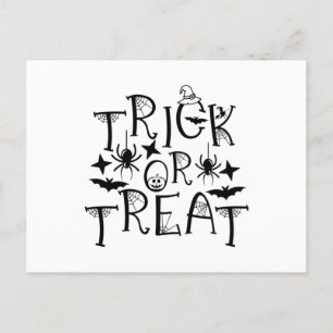 Cartão Postal Trick or Treat