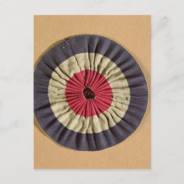 Cartão Postal Tricolore rosette (Frente)
