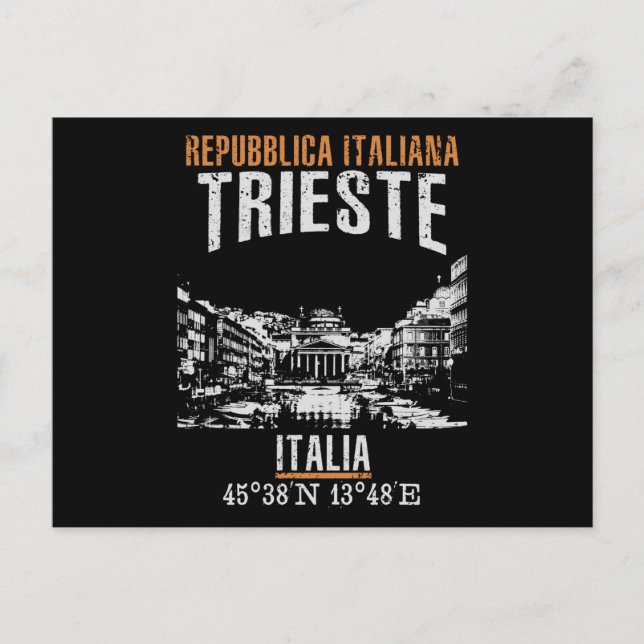 Cartão Postal Trieste (Frente)