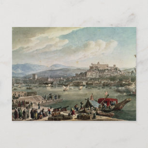 Cartão Postal Trieste Harbor, 1802
