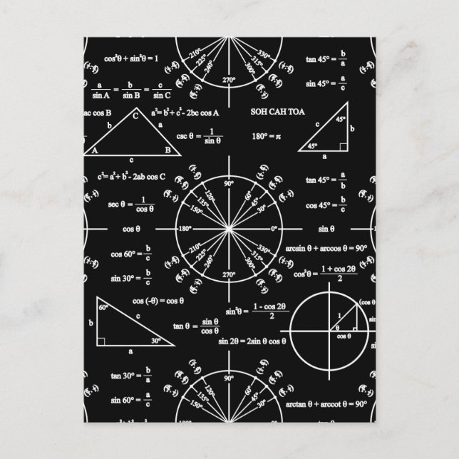 Cartão Postal Trig & Triangs (Frente)