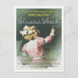 Cartão Postal Trigo triturado