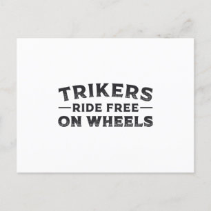 Cartão Postal Triker Trikers Caminha Livre Em Rodas Trike Engra