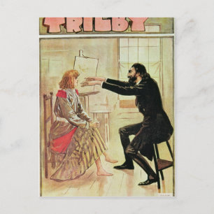 Cartão Postal Trilby hipnotizado por Svengali