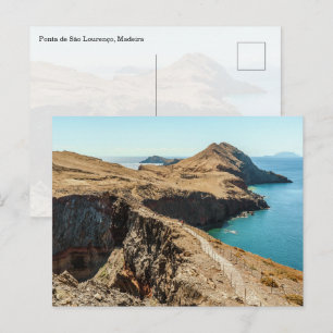 Cartão Postal Trilha de Ponta de São Lourenço Madeira